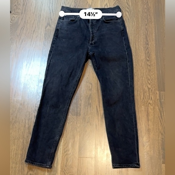 Agolde made USA Nico Jeans 29 y2k western boho denim high rise academia E - Picture 8 of 8